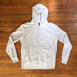 H&M decided Heather Grey zip up Hoodie - L